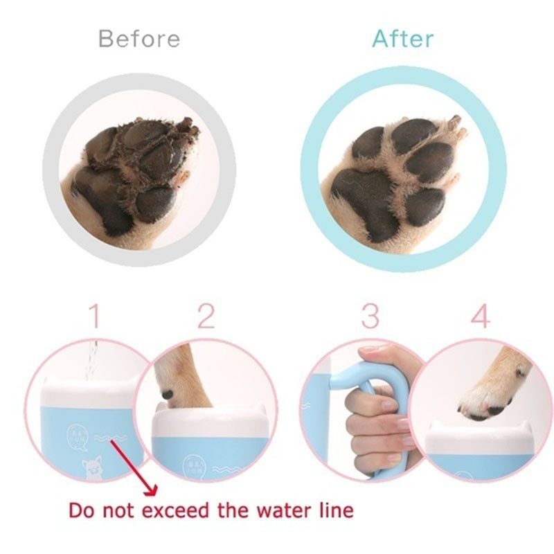 Pets foot/paw cleaning/washing